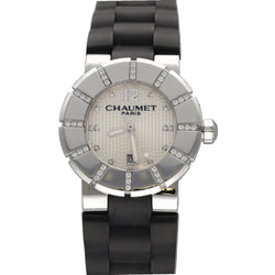 Montre CHAUMET "Class One" en acier et diamants - Castafiore