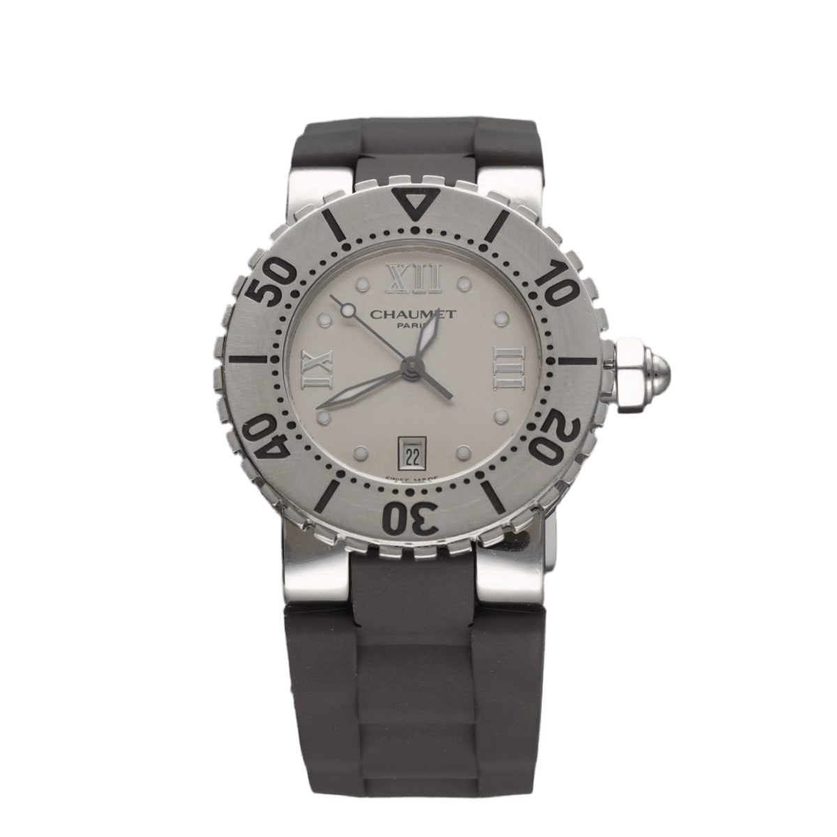 Montre CHAUMET "Dame Class One" en acier et quartz - Castafiore