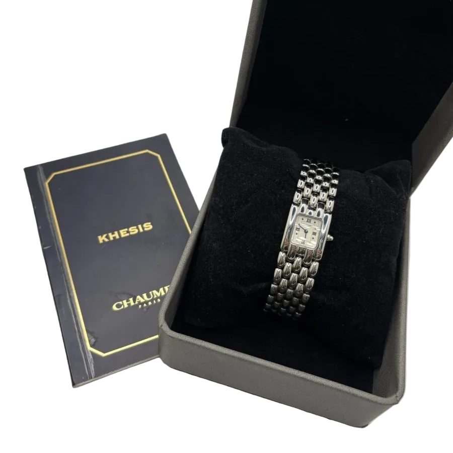 Montre CHAUMET "Khesis" en acier - Castafiore