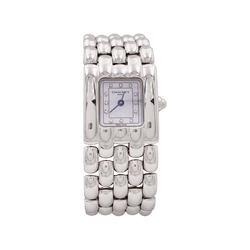 Montre CHAUMET "Khésis" en acier, nacre et diamants - Castafiore