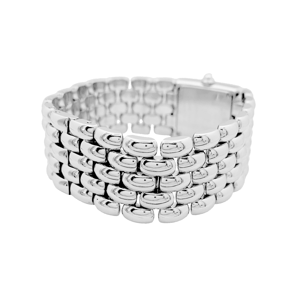 Montre CHAUMET "Khésis" en acier, nacre et diamants - Castafiore