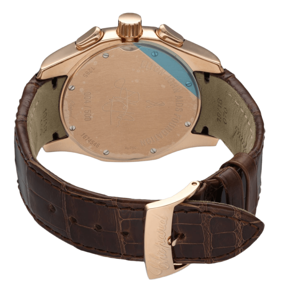 Montre CHOPARD "Elton John" en or rose - Castafiore