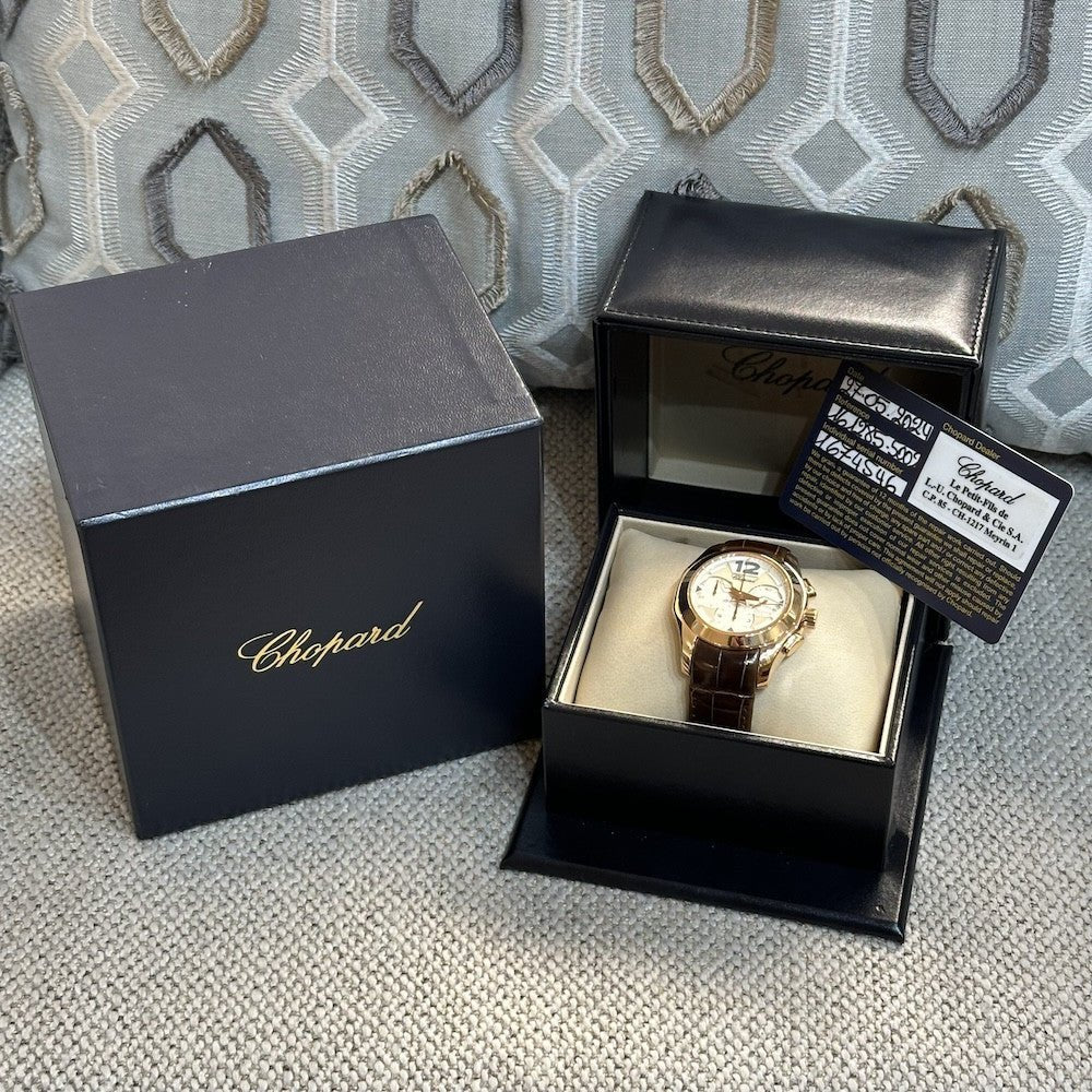 Montre Chopard Elton John (Ref 161285 - 5002) en or rose 18k de 2014. Automatique. 39 mm. Série Limitée 500 ex. - Castafiore