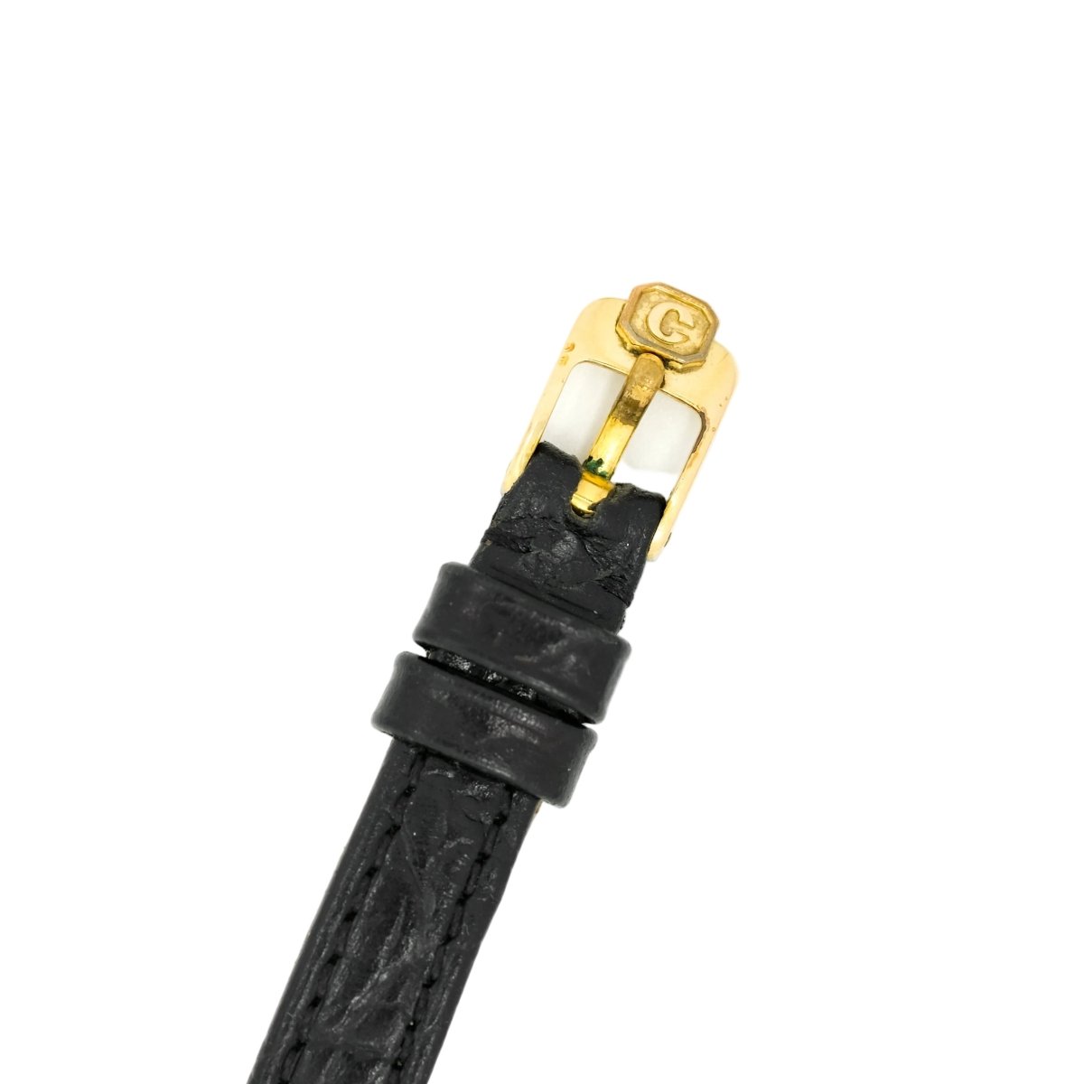 Montre CHOPARD en or jaune, cuir et quartz - Castafiore