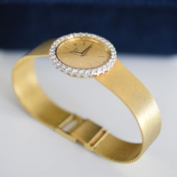 Montre CHOPARD en or jaune et diamants - Castafiore