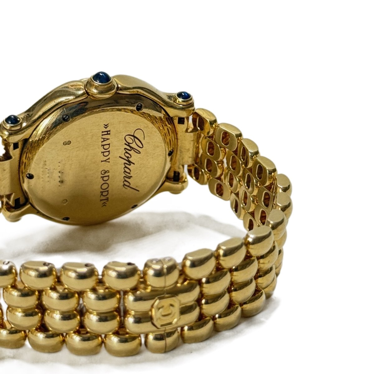 Montre CHOPARD Happy Sport en or jaune et diamants - Castafiore