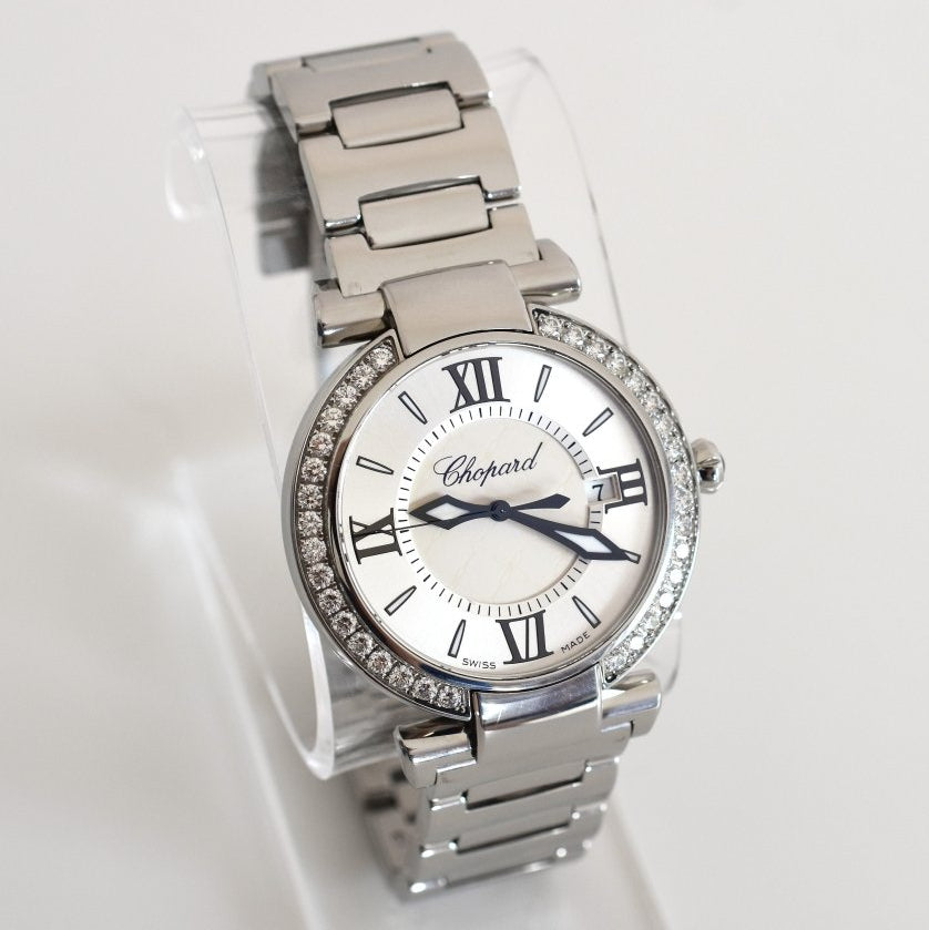 Montre CHOPARD "Impériale" en acier, améthyste et diamants - Castafiore