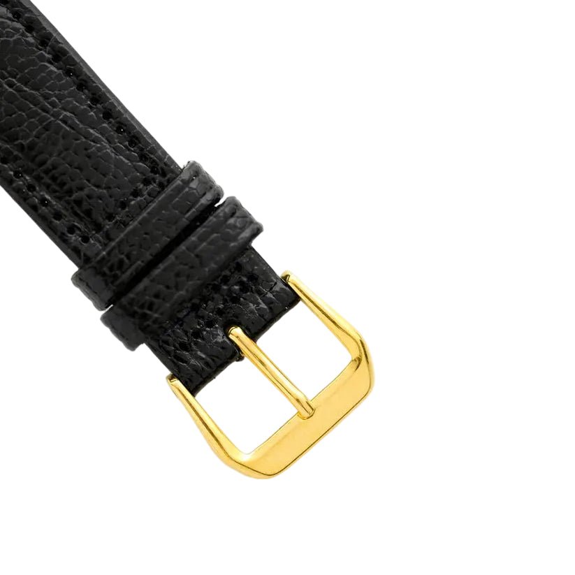 Montre CHOPARD "Tank" en or jaune et cuir - Castafiore