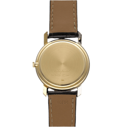 Montre CHOPARD "Yin et Yang" en or jaune, or blanc, cuir et diamants - Castafiore