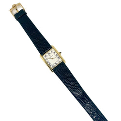 Montre CORUM "Tank" en or jaune et cuir - Castafiore