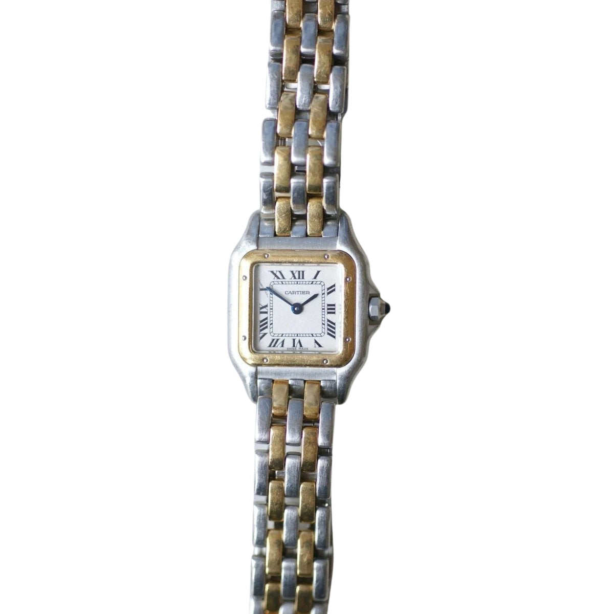 Montre Dame Cartier Panthère Or et Acier - Castafiore