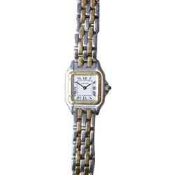 Montre Dame Cartier Panthère Or et Acier - Castafiore