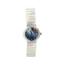 Montre de dame DIOR "La Baby D" en acier, nacre et diamants - Castafiore