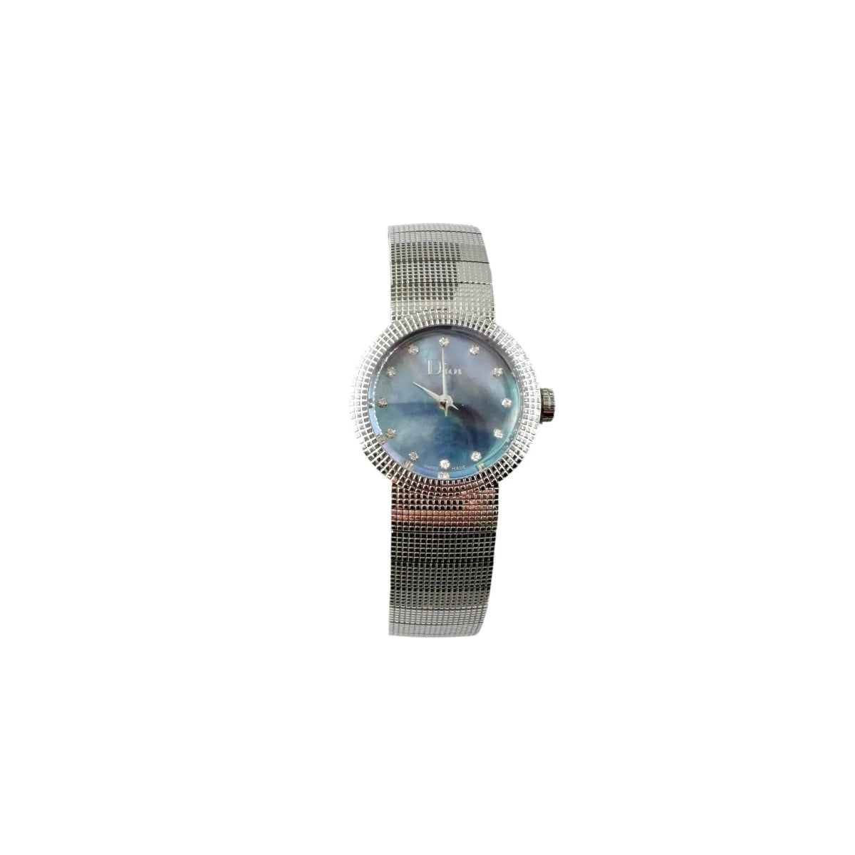 Montre de dame DIOR "La Baby D" en acier, nacre et diamants - Castafiore