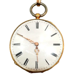 Montre de poche en or jaune - Castafiore