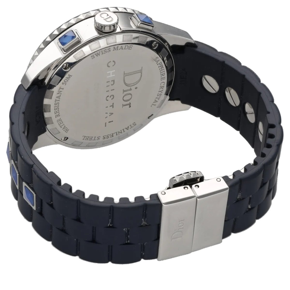 Montre DIOR "Christal Chronographe" en acier - Castafiore