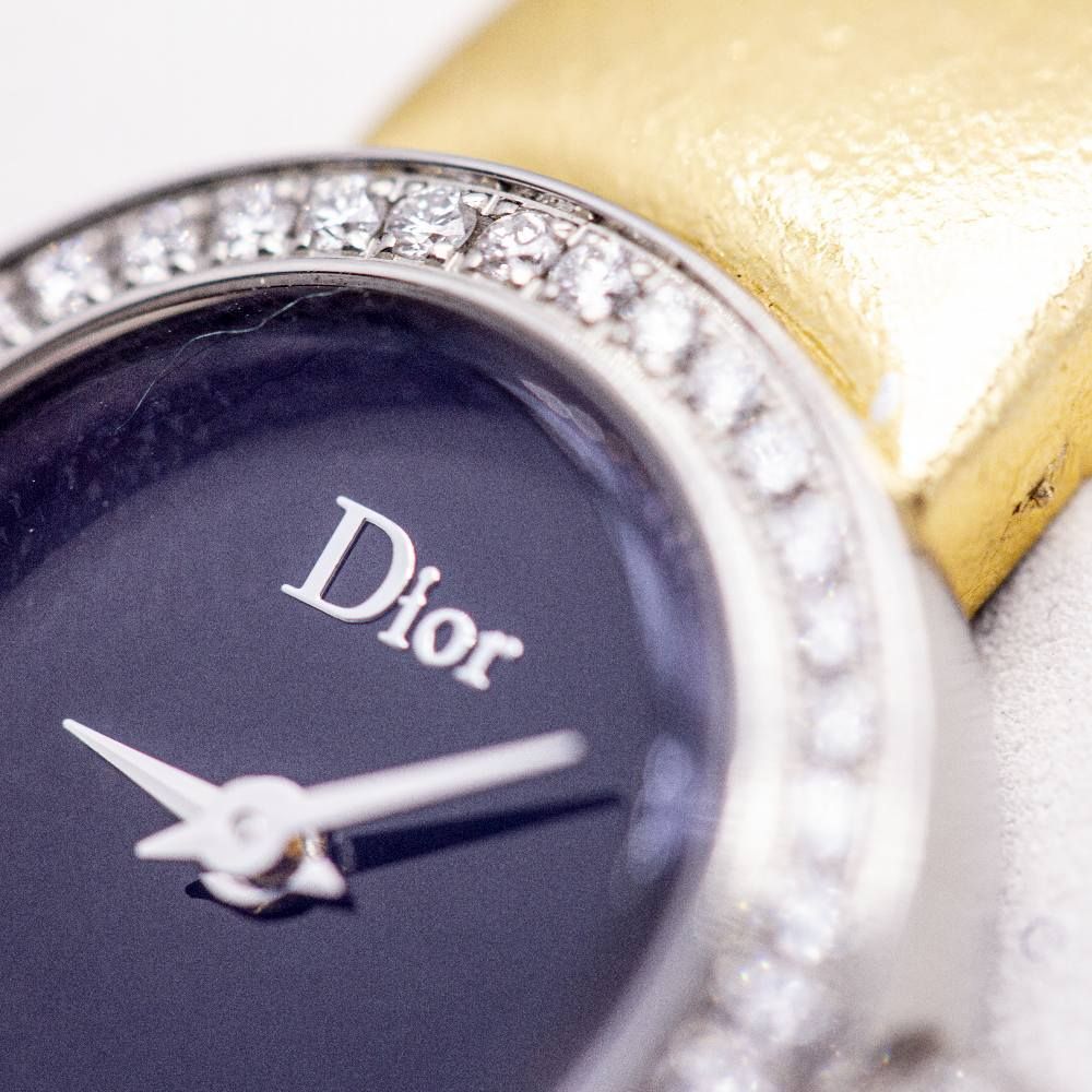 Montre DIOR en acier et diamants - Castafiore