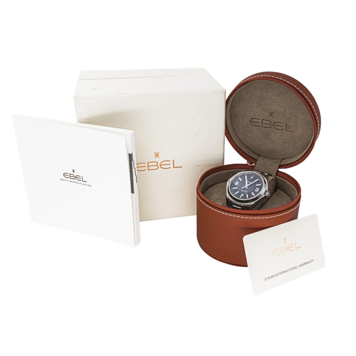 Montre EBEL "Discovery" en acier et mécanique - Castafiore