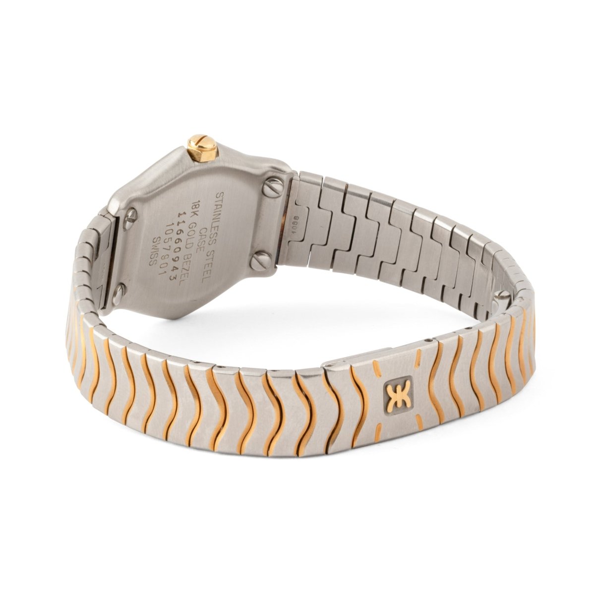 Montre EBEL en or jaune, quartz et acier - Castafiore