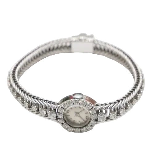 Montre en or blanc et diamants - Castafiore