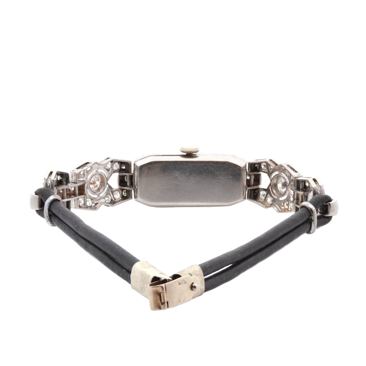 Montre en or blanc et diamants - Castafiore