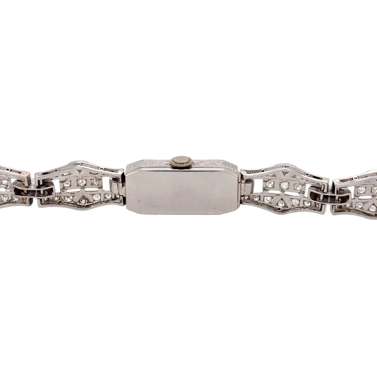 Montre en or blanc, platine et diamants - Castafiore