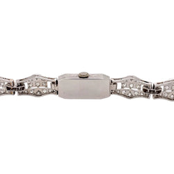 Montre en or blanc, platine et diamants - Castafiore
