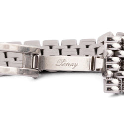 Montre en or gris et diamant Poiray modèle ma première mini - Castafiore