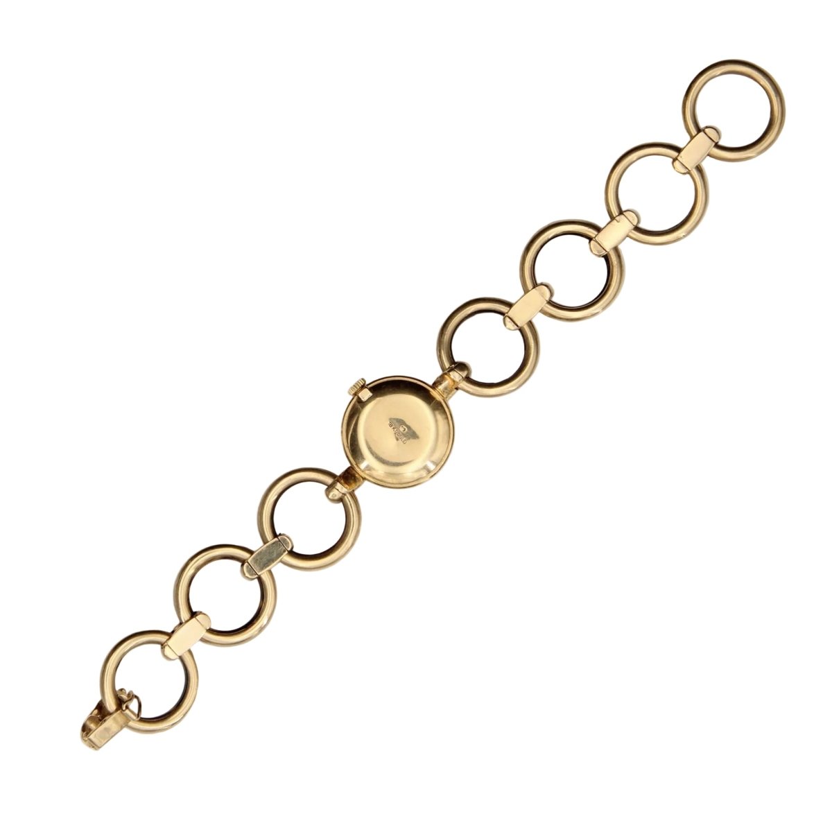 Montre en or jaune et oeil de tigre - Castafiore