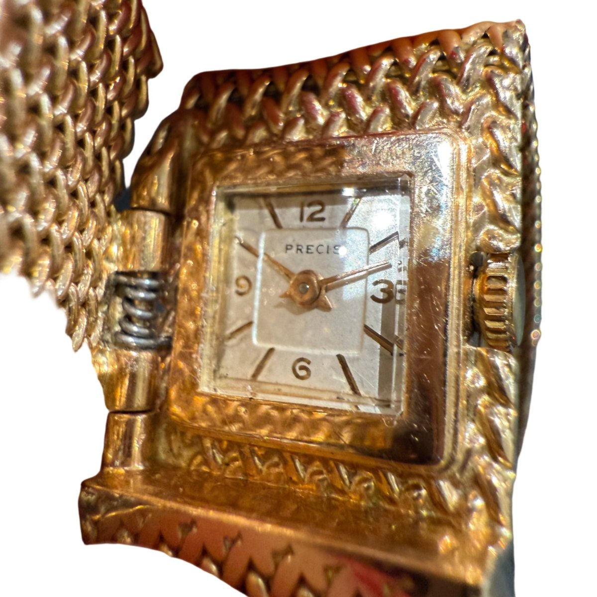 Montre en or jaune, platine et diamants - Castafiore