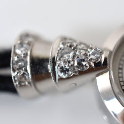 Montre en platine et diamants - Castafiore