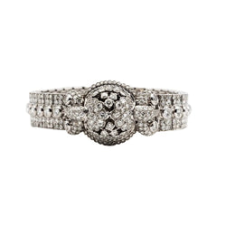 Montre en platine et diamants - Castafiore