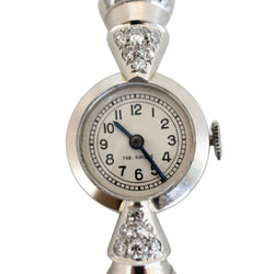 Montre en platine et diamants - Castafiore