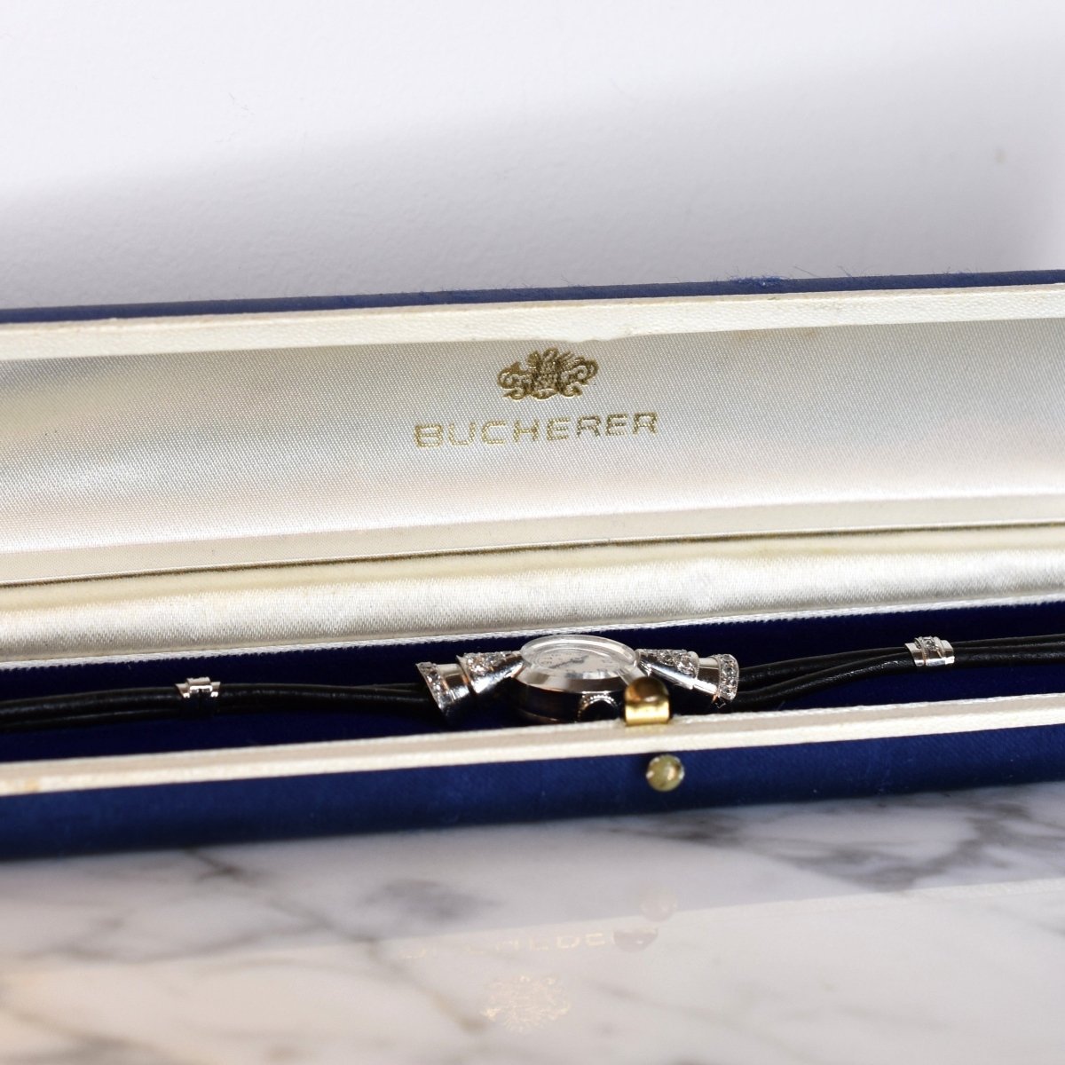 Montre en platine et diamants - Castafiore