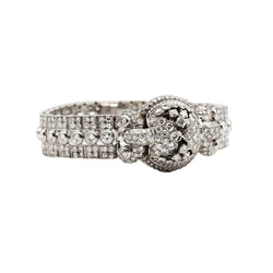 Montre en platine et diamants - Castafiore