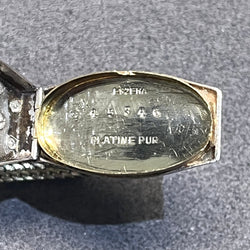 Montre ESZEHA - CHOPARD en or blanc, platine et diamants - Castafiore