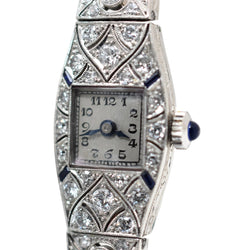 Montre ESZEHA - CHOPARD en or blanc, platine et diamants - Castafiore