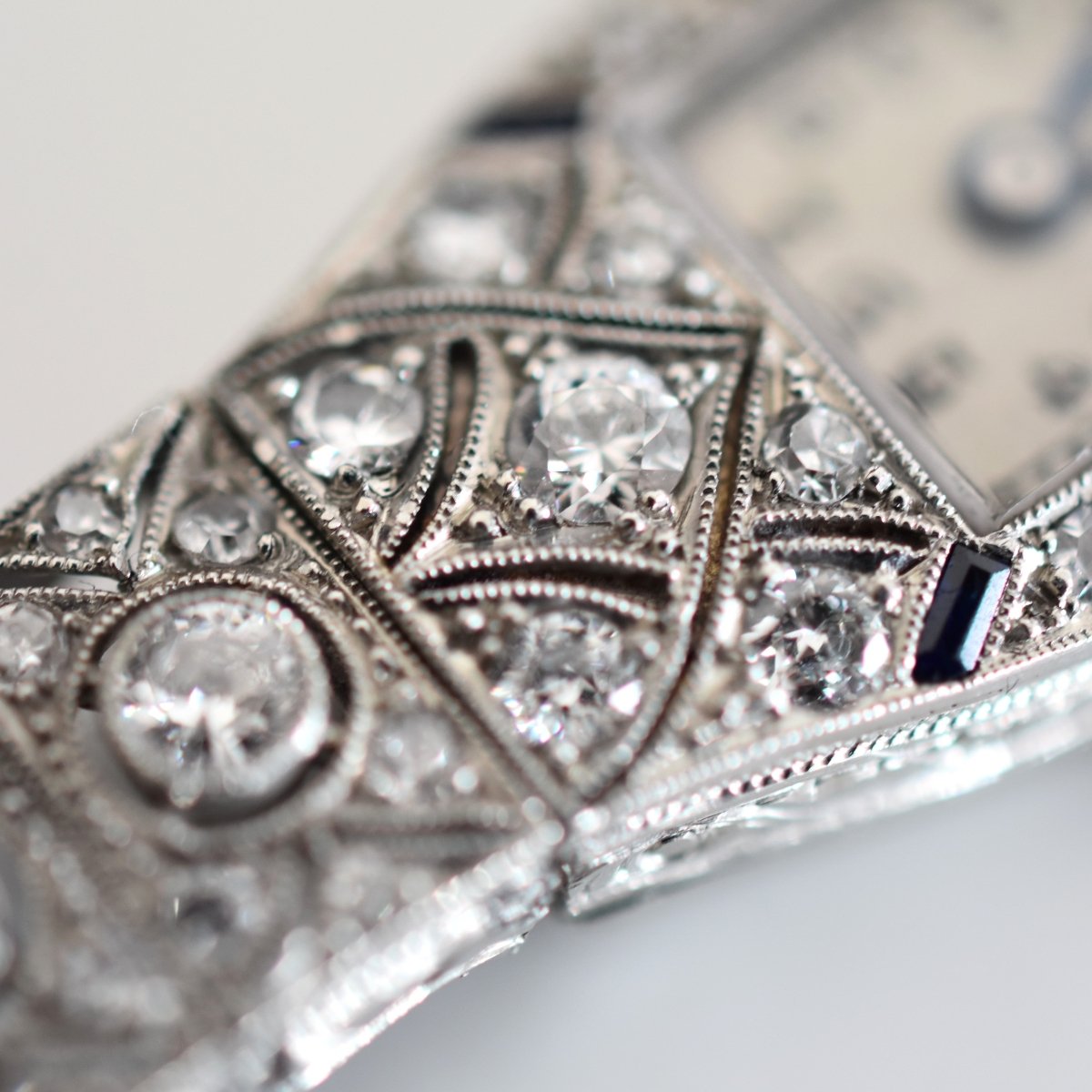 Montre ESZEHA - CHOPARD en or blanc, platine et diamants - Castafiore