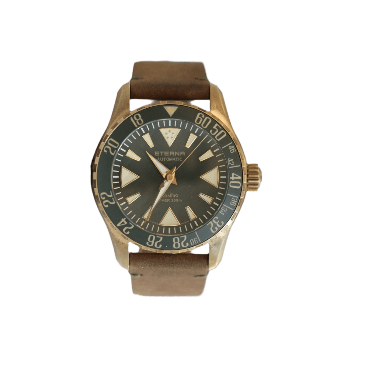 Montre ETERNA "KonTiki Diver" en acier - Castafiore