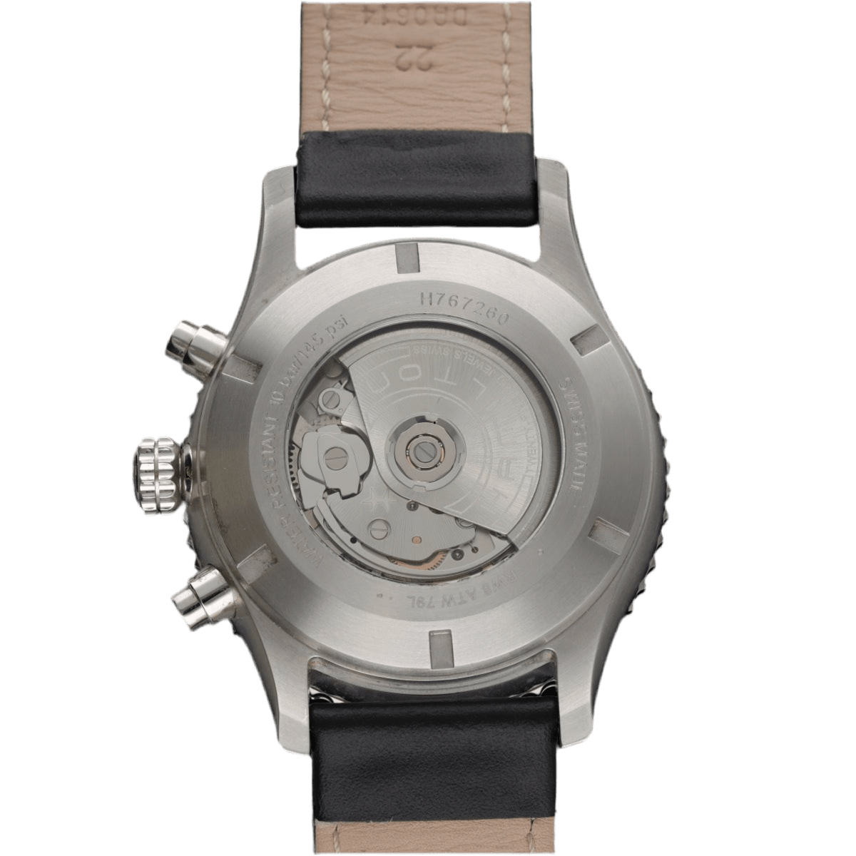 Montre HAMILTON "Aviation Converter Chronographe" en acier et automatique - Castafiore