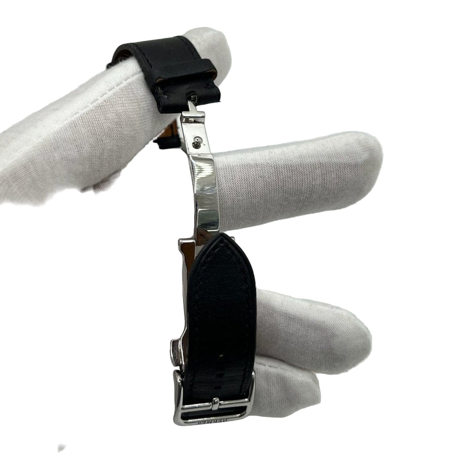 Montre HERMÈS Arceau en acier et cuir - Castafiore