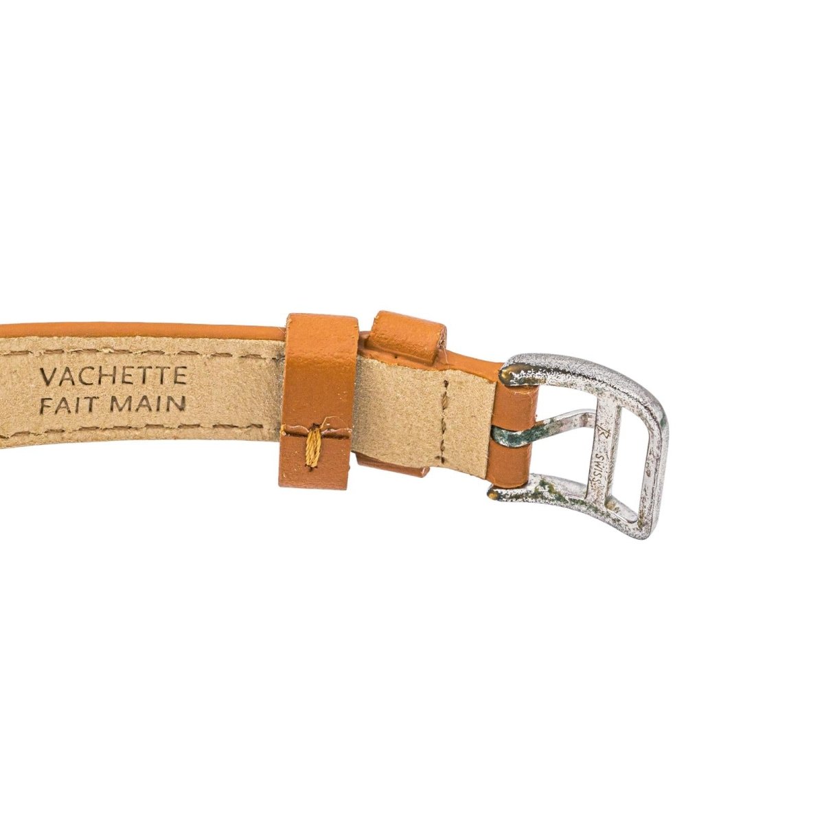 Montre Hermès, "Arceau" en argent et acier - Castafiore