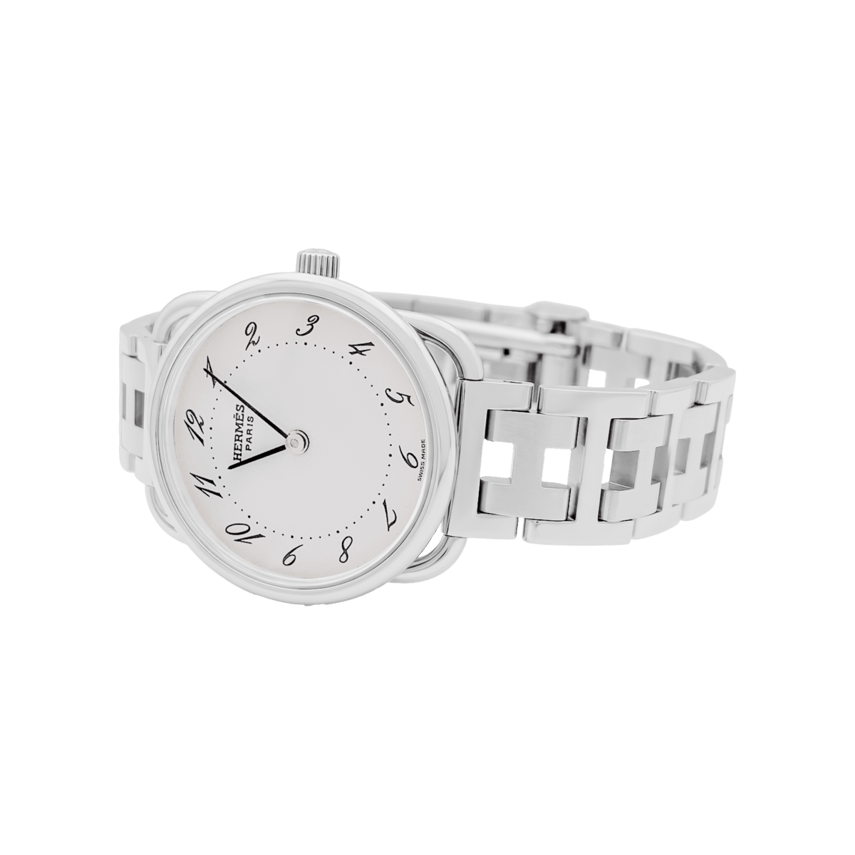 Montre HERMÈS "Arceau" PM en acier - Castafiore