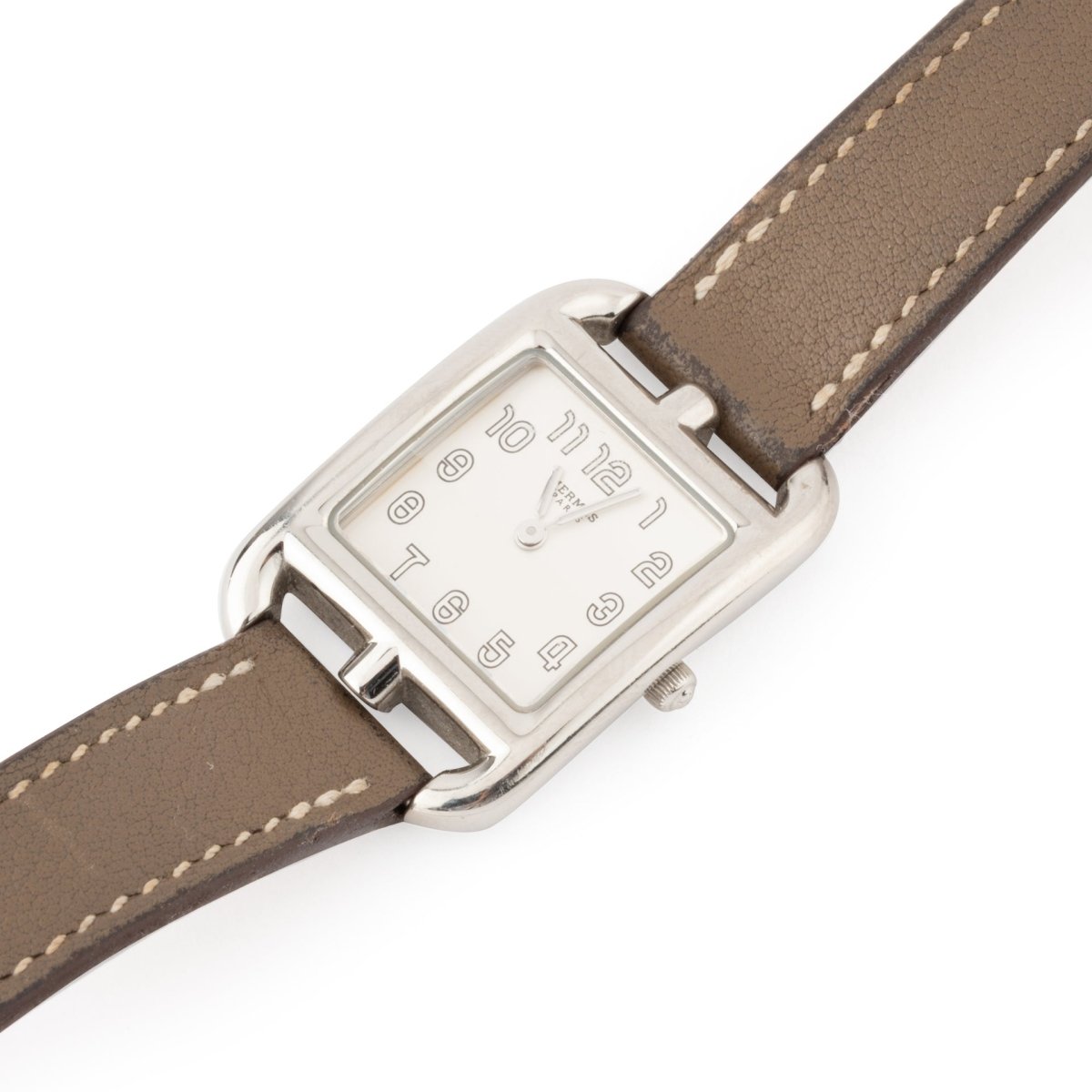 Montre HERMÈS "Cape cod" en acier - Castafiore