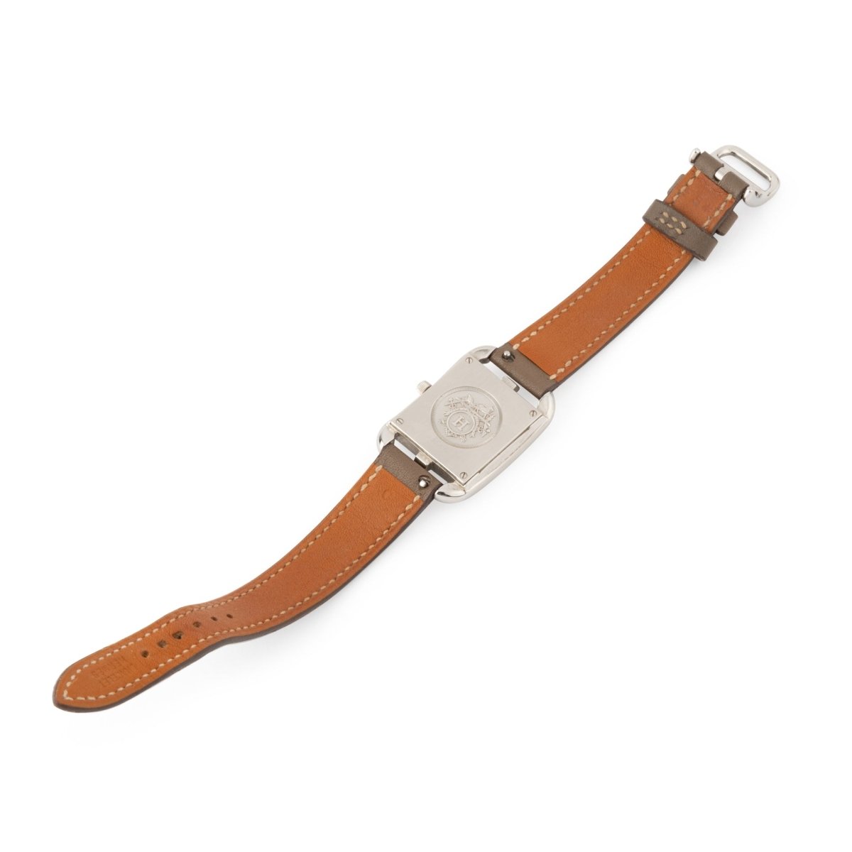 Montre HERMÈS "Cape cod" en acier - Castafiore