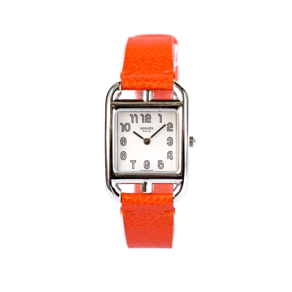 Montre HERMÈS "Cape Cod" en acier et quartz - Castafiore