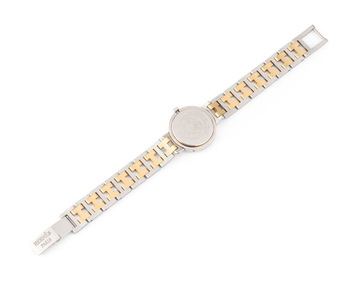 Montre HERMES Clipper en acier - Castafiore