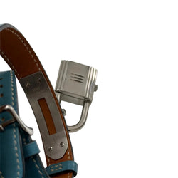 Montre HERMÈS "Kelly" en acier et cuir - Castafiore