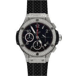 Montre HUBLOT "Big Bang" en titane, automatique et diamants - Castafiore
