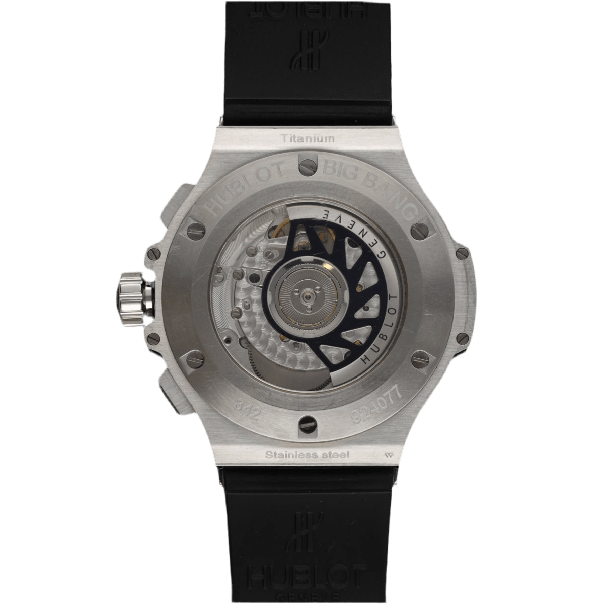 Montre HUBLOT "Big Bang" en titane, automatique et diamants - Castafiore